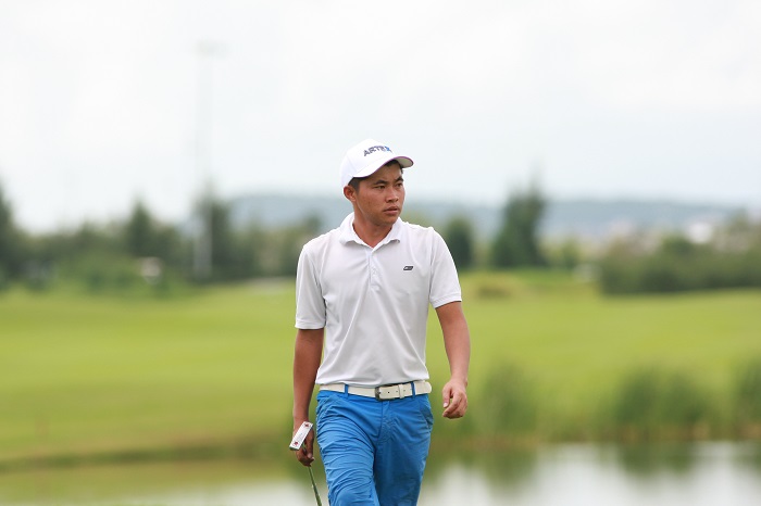 Golfer Nguyễn Văn Quyết (Ảnh: Duy Dương)