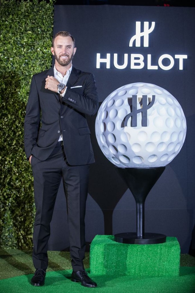Dustin Johnson launches the Hublot Big Bang Unico Golf Watch
