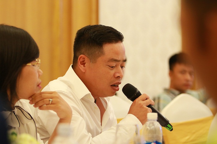 Ông Nguyễn Quốc Hùng chia sẻ tại buổi hội thảo