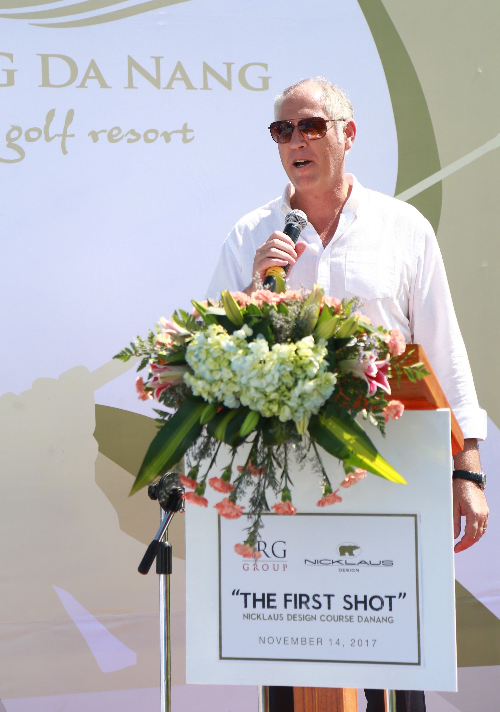 Ông Mark Reeves - Giám đốc khối Kinh doanh Golf Tập đoàn BRG