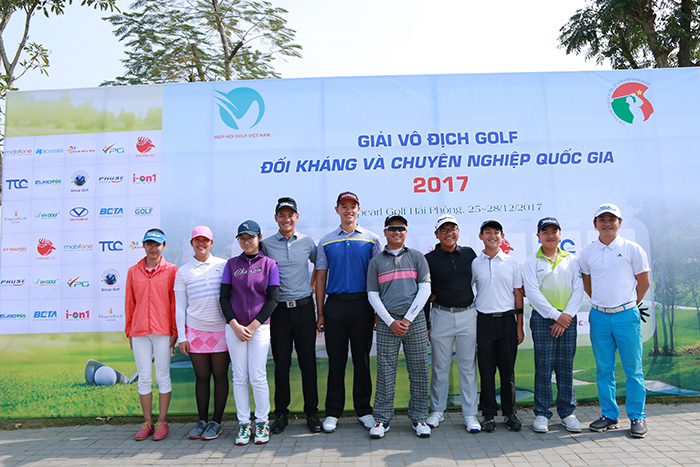 Các golf thủ trẻ tại giải VMC 2017