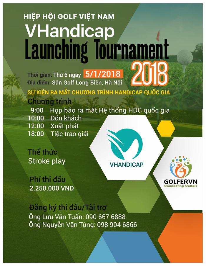 Giải golf “VHandicap Launching Tournament” 2018