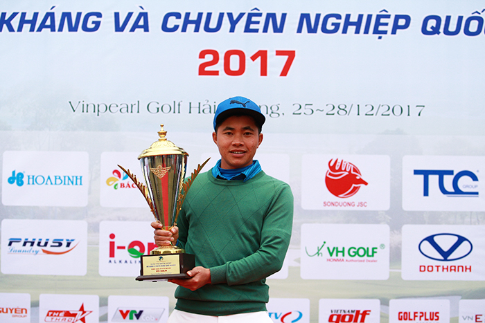 Giải Vô địch Golf Đối kháng và Chuyên nghiệp Quốc gia 2017 chào đón nhà tân vô địch Nguyễn Hữu Quyết