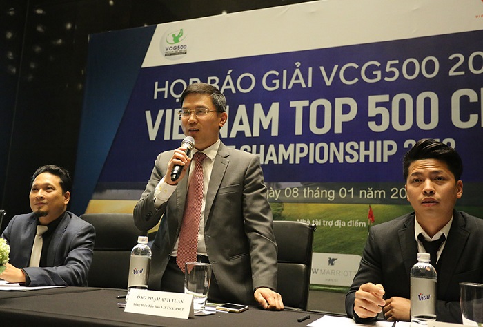Họp báo giải golf vietnam top 500 ceo golf championship