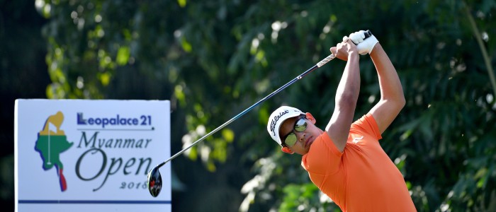 YANGON-MYANMAR- Rattanon Wannasrichan of Thailand pictured during round one - Thursday January 25, 2018, of the Leopalace21 Myanmar Open at the Pun Hlaing Golf Club, Yangon, Myanmar. The USD$ 750.000 Asian Tour event is co-sanctioned with the Japan Golf Tour - January 25-28, 2018. Picture by Paul Lakatos/Asian Tour.