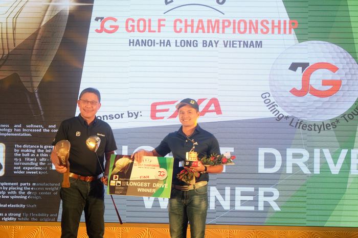 Golfer Thái Trung Hiếu giành giải Longest Drive