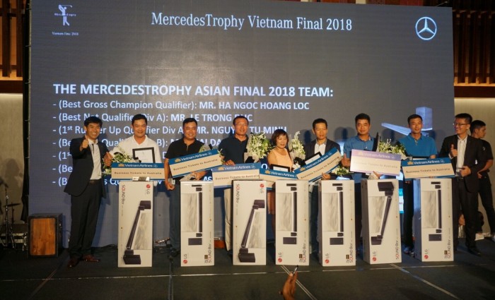 Xác định 7 golfer tham dự VCK MercedesTrophy Asia 2018