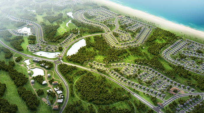 Phối cảnh 3D toàn bộ dự án FLC Quangbinh Beach & Golf Resort