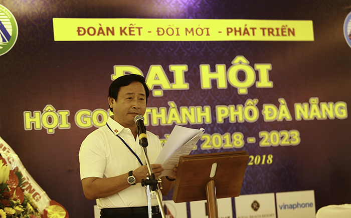 Ông Đàm Quang Tuấn - Tân chủ tịch Hội golf TP Đà Nẵng