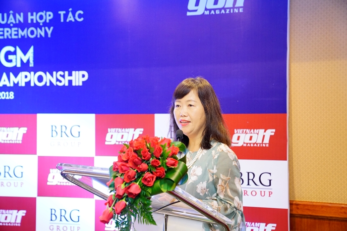 Bà Vũ Vân Yến, Phó Tổng Biên tập Tạp chí Golf Việt Nam