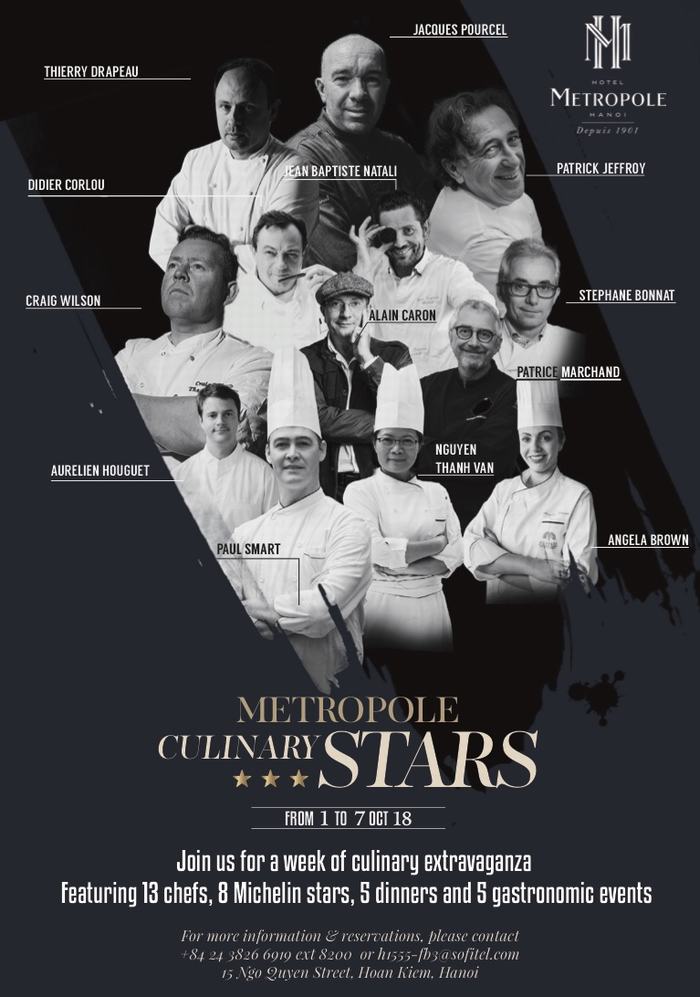 Metropole Culinary Stars events