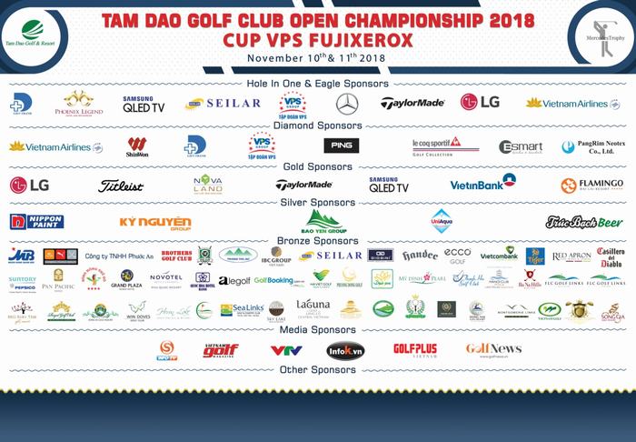 “Tam Dao Golf Club Open Championship 2018 – Cup VPS Fujixerox” chuẩn bị khởi tranh