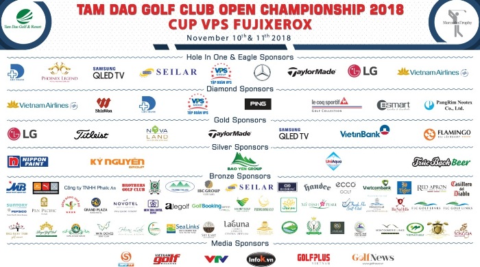 “Tam Dao Golf Club Open Championship 2018 – Cup VPS Fujixerox” chuẩn bị khởi tranh