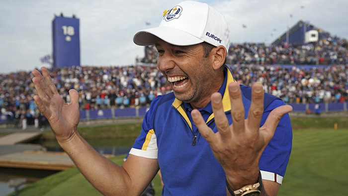 Sergio Garcia trở thành tay golf ghi được nhiều điểm nhất cho tuyển Châu Âu tại Ryder Cup