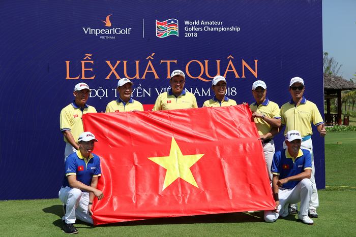 Đoàn Việt Nam tham dự vòng chung kết WAGC thế giới gồm 11 thành viên xuất sắc nhất tại chung kết Vinpearl WAGC Vietnam 2018.