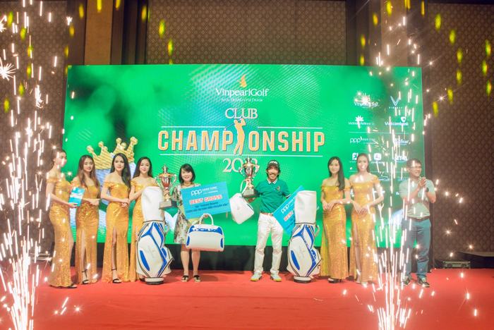 Trần Văn Ảnh và Phan Thị Thu Hà vô địch giải Vinpearl Golf Nha Trang Club Championship 2018
