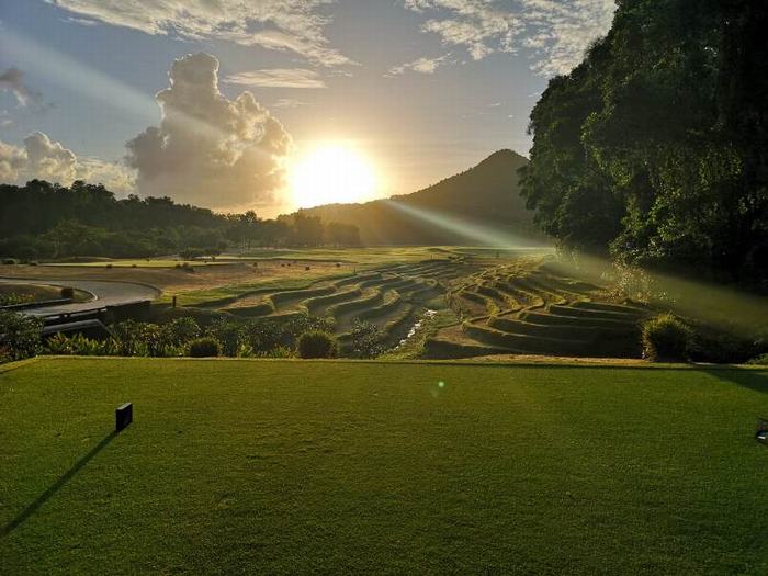 Rice paddies add another spectacular visual element to a course that is regarded by many as Vietnam’s most beautiful