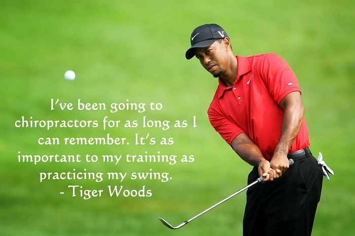 Bí quyết chăm sóc sức khỏe của Tiger Woods - Phương pháp nắn chỉnh cột sống Chiropractic