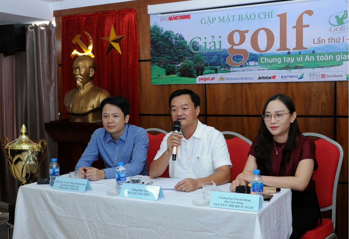 Buổi gặp mặt báo chí giải Golf gây quỹ “Chung tay vì An toàn giao thông” 