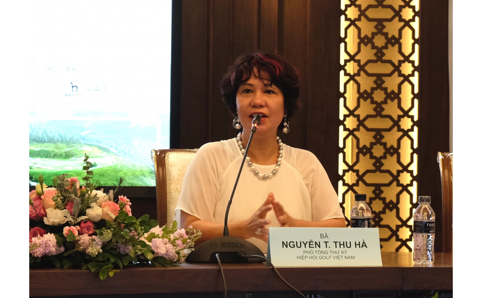Ms Nguyen Thi Thu Ha - Deputy General Secretary of Vietnam Golf Association - Head of the Organizing Committee