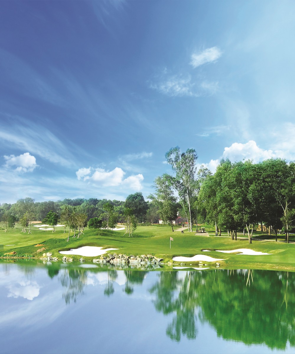 Một góc ấn tượng của sân Kings Course thuộc BRG Kings Island Golf Resort