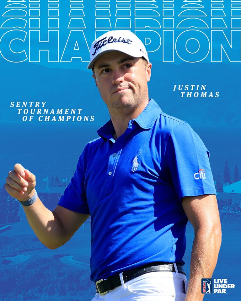 Justin Thomas cán mốc 12 danh hiệu vô địch PGA Tour (Ảnh: PGA Tour)