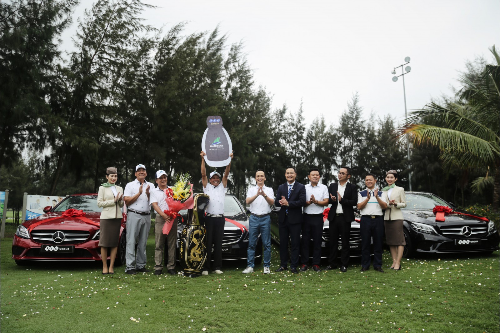 Trần Huy Cương giành giải HIO trị giá 10 tỷ đồng tại giải golf Bamboo Airways 18 Tournament diễn ra tháng 11/2019 vừa qua