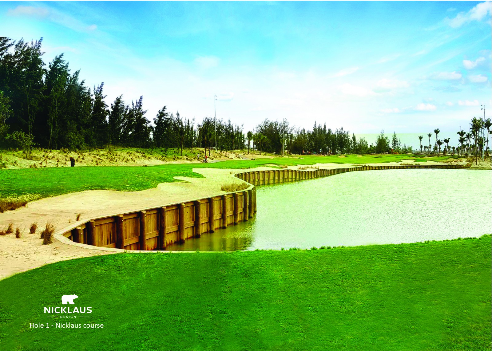 Vẻ đẹp Dunes Course, tuyệt tác thiết kế đầu tiên của huyền thoại golf Greg Norman tại Việt Nam.