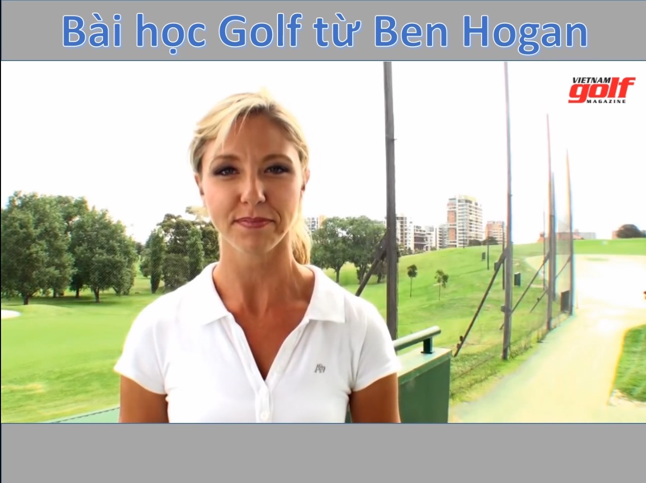 Bài học golf từ Ben Hogan
