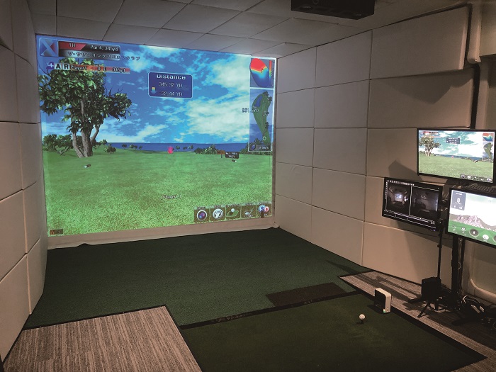 Hệ thống SkyTrak cho phép người chơi truy cập nhiều ứng dụng chơi golf khác nhau. 