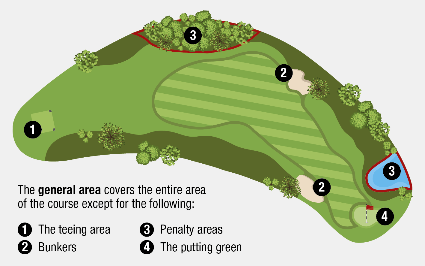 Luật golf về khu vực Putting Green