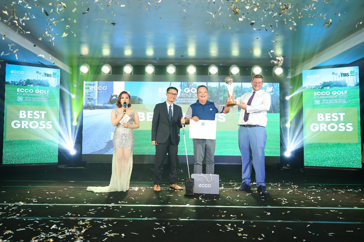 Anh Nguyễn Ngọc Khôi, chủ nhân của cúp vô địch ECCO Golf Tournament 2020