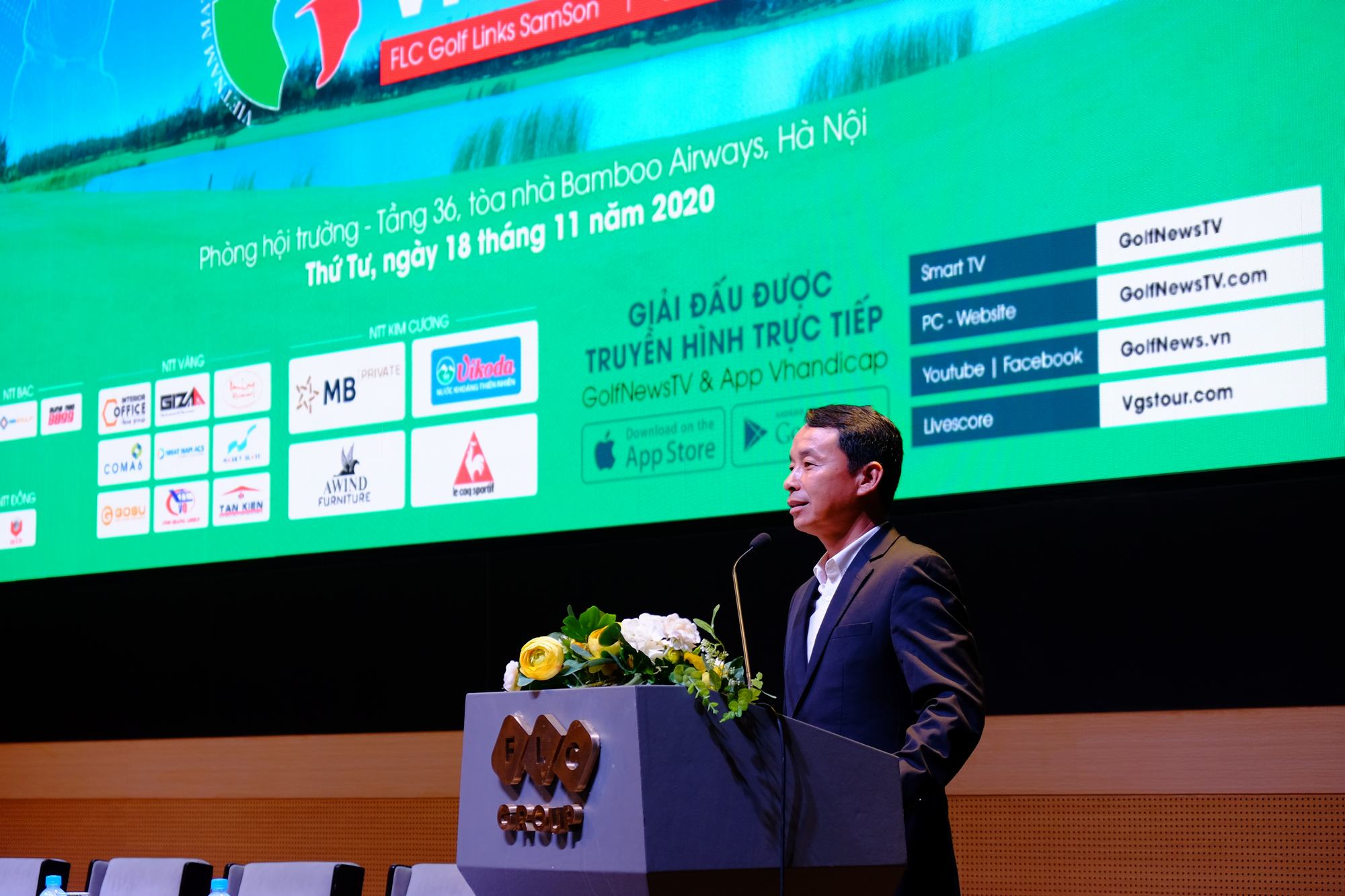 Ông Lê Hùng Nam - Tân Tổng Thư Ký Hiệp hội Golf Việt Nam công bố giải