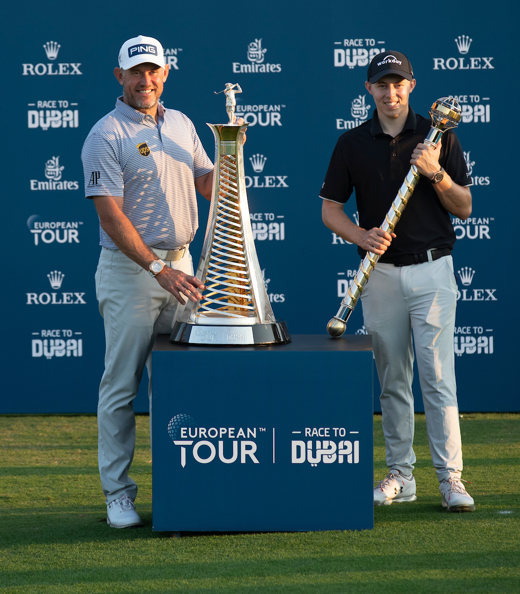 Lee Westwood (trái) thắng Race to Dubai, Matt Fitzpatrick vô địch Tour Championship
