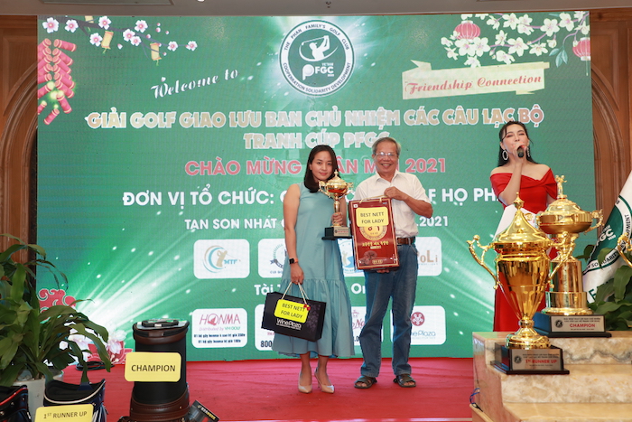 Golfer Phan Bích Kiều có thành tích tốt nhất tại bảng Best Net for Lady