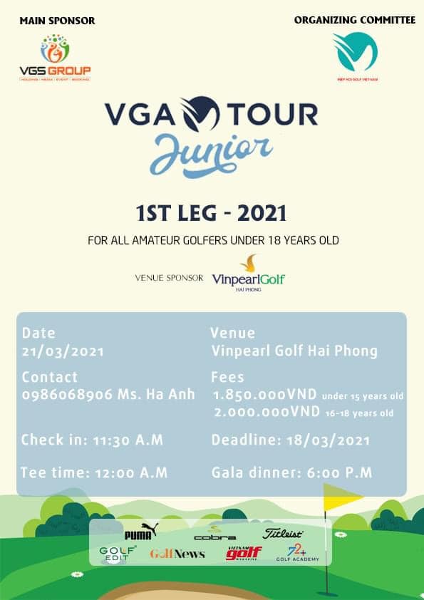 1ST Leg - VGA Junior Tour 2021 - VGS Cup North Series  