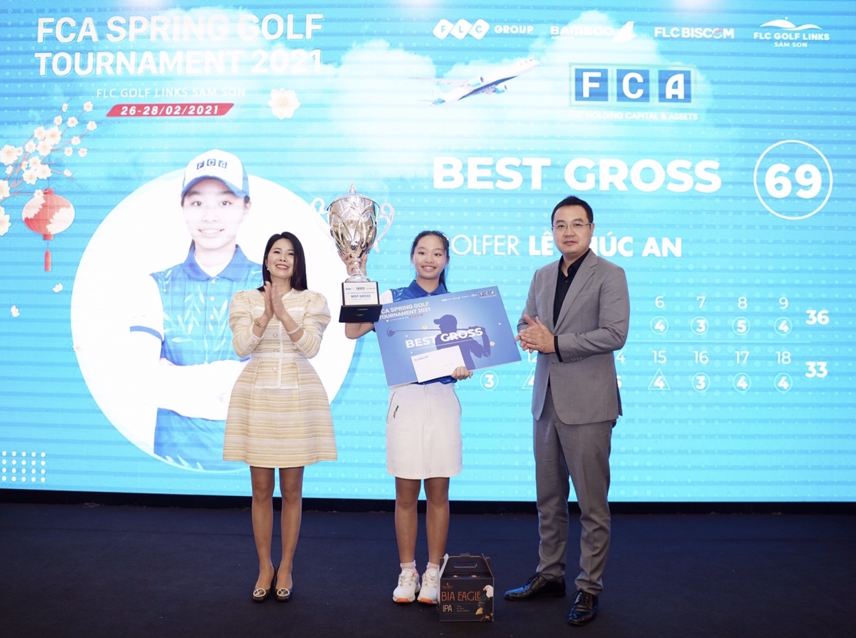 Golfer trẻ Lê Chúc An – nhà vô địch của giải đấu FCA Spring Tournament 2021