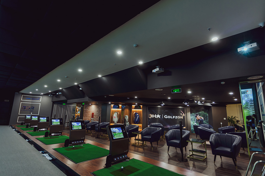 DHA Golfzon có 6 làn tập và 1 khu chuyên huấn luyện kỹ thuật
