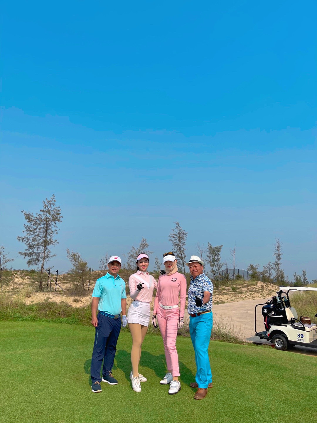 Á Hoàng Golf Queen, MC Nguyễn Hải Anh đã có một ngày thi đấu thật tốt