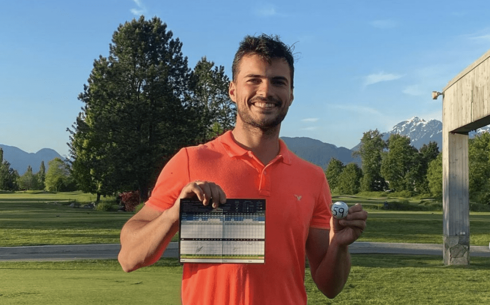 Golfer Canada lập kỷ lục hiếm có