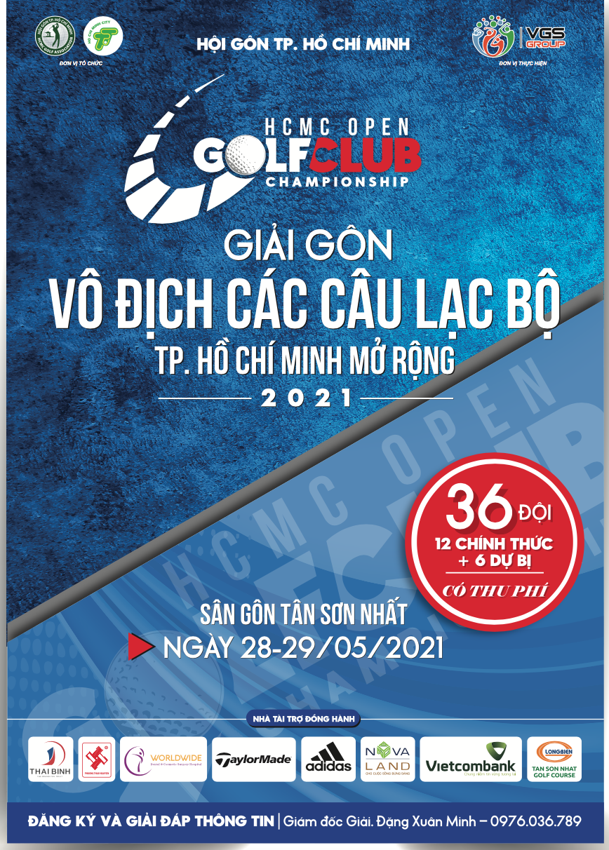 Giải golf vô địch các CLB TP. HCM mở rộng 2021 tạm hoãn vì dịch Covid 19