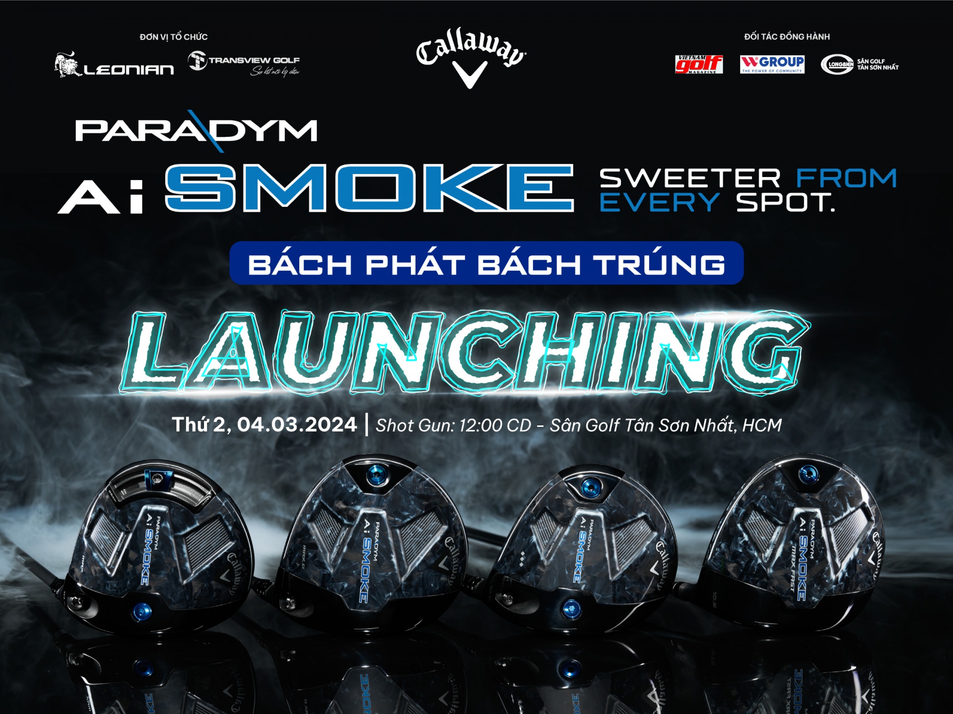 Callaway gây sốt với Paradym Ai Smoke
