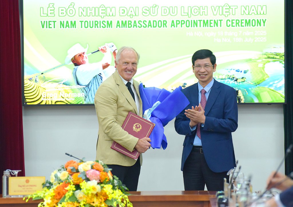 Greg Norman tiếp tục đồng hành cùng Du lịch Việt Nam đến 2030