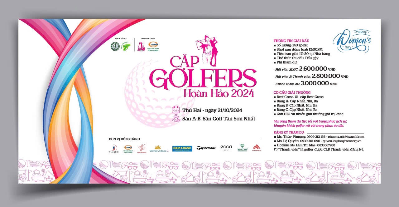 Mở đăng ký giải golf Cặp Golfer Hoàn Hảo 2024