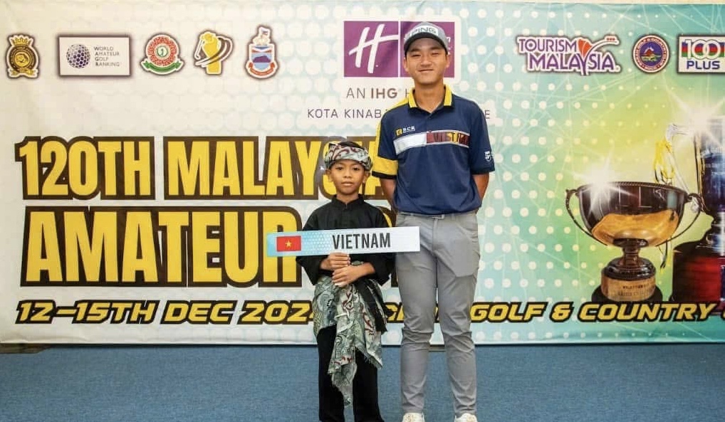 Nguyen Anh Minh triumphed in the 120th Malaysian Amateur Open
