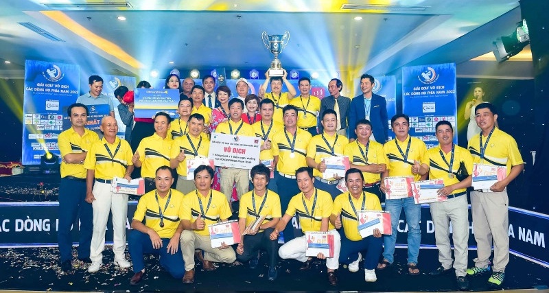 CLB golf họ Nguyễn vô địch giải Các dòng họ phía Nam