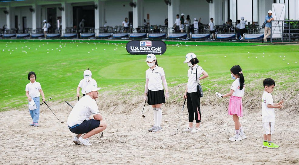 Vui học golf tại Junior Golf Camp cùng học viện The Golf Hub