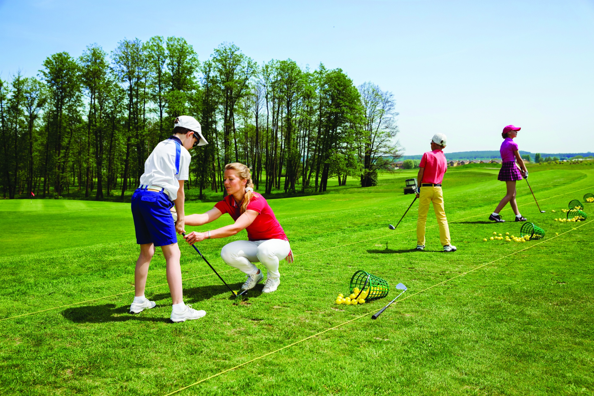 Đào tạo golf trẻ em ở Mỹ