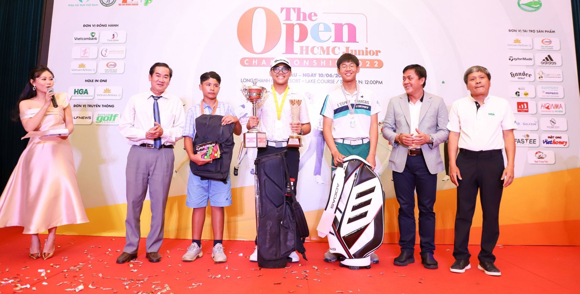 Tran Lam took the throne at The Open HCMC Junior Golf Championship 2022