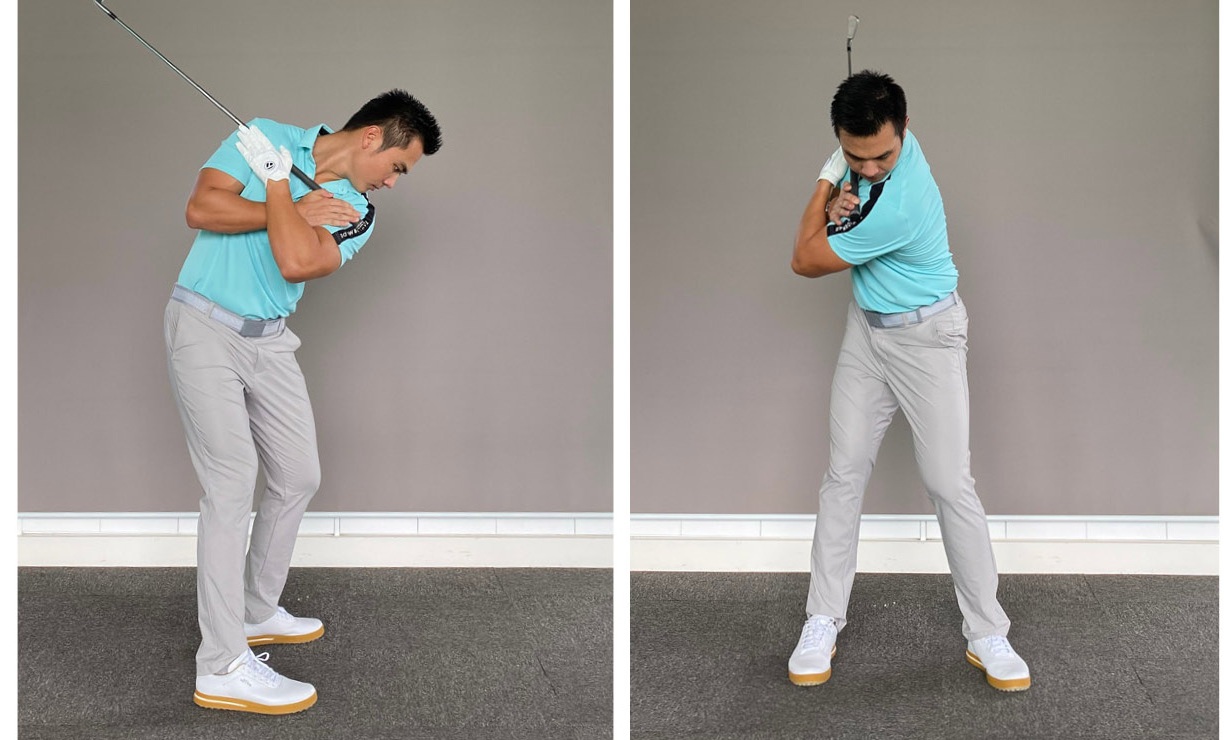Thuật ngữ steep downswing và cách khắc phục góc steep